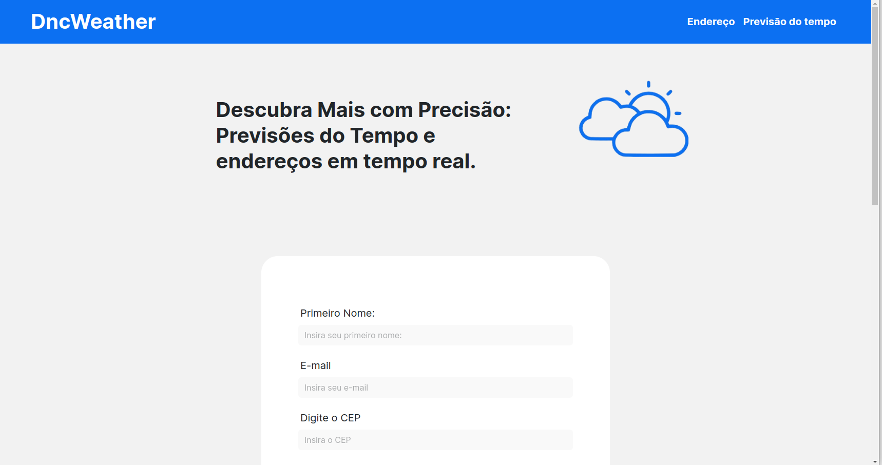 Projeto DNC Weather